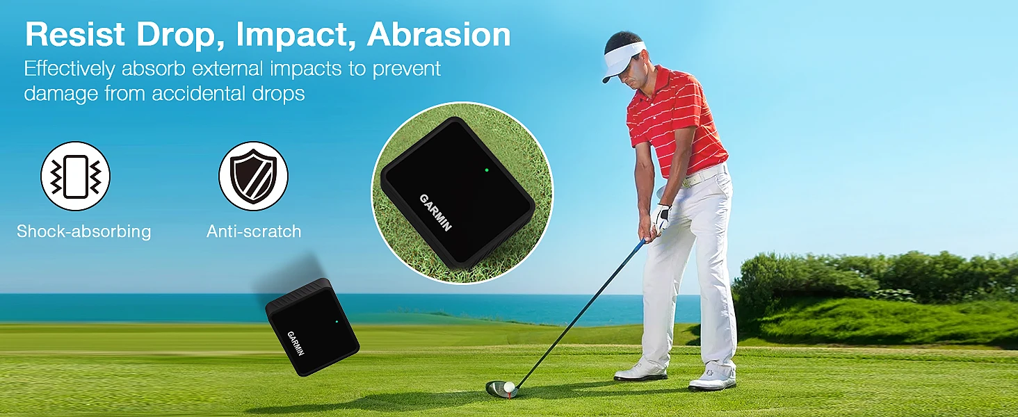 Weiche Silikonhülle für Garmin Approach R10 Golf Launch Monitor, stoßfeste Schutzhülle mit Displayschutzfolie, Zubehör – Detail 6