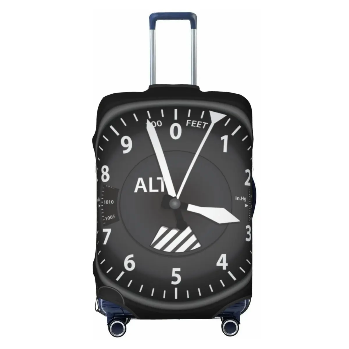 

Altimeter Flight Instruments Luggage Cover Elastic Aviation Airplane Pilot Travel Suitcase Protective Covers Suit For 18-32 inch