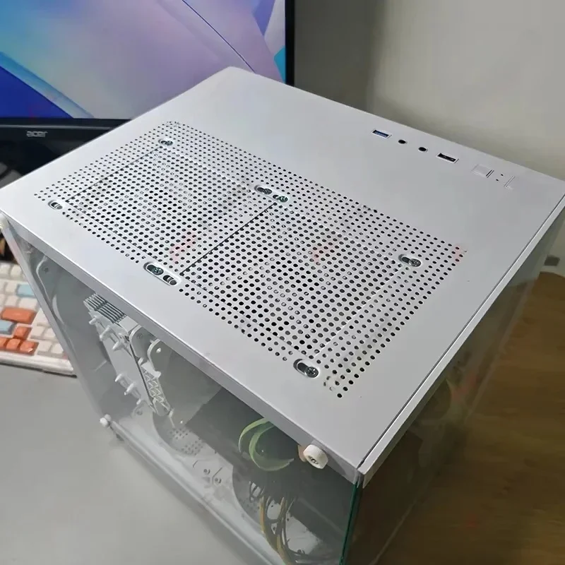 كمبيوتر مكتبي للألعاب، جهاز كمبيوتر ألعاب R5 1500X مع بطاقة رسومات Rx 580 رام 16 جيجا 256 جيجابايت Ssd كمبيوتر