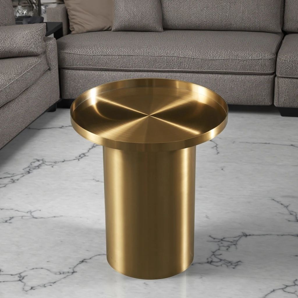 

HOMELY Custom Ized Modern Galvani Sierte Gold Edelstahl Beistell Tisch Luxus Light Design Set Für Hotel Home Wohnzimmer