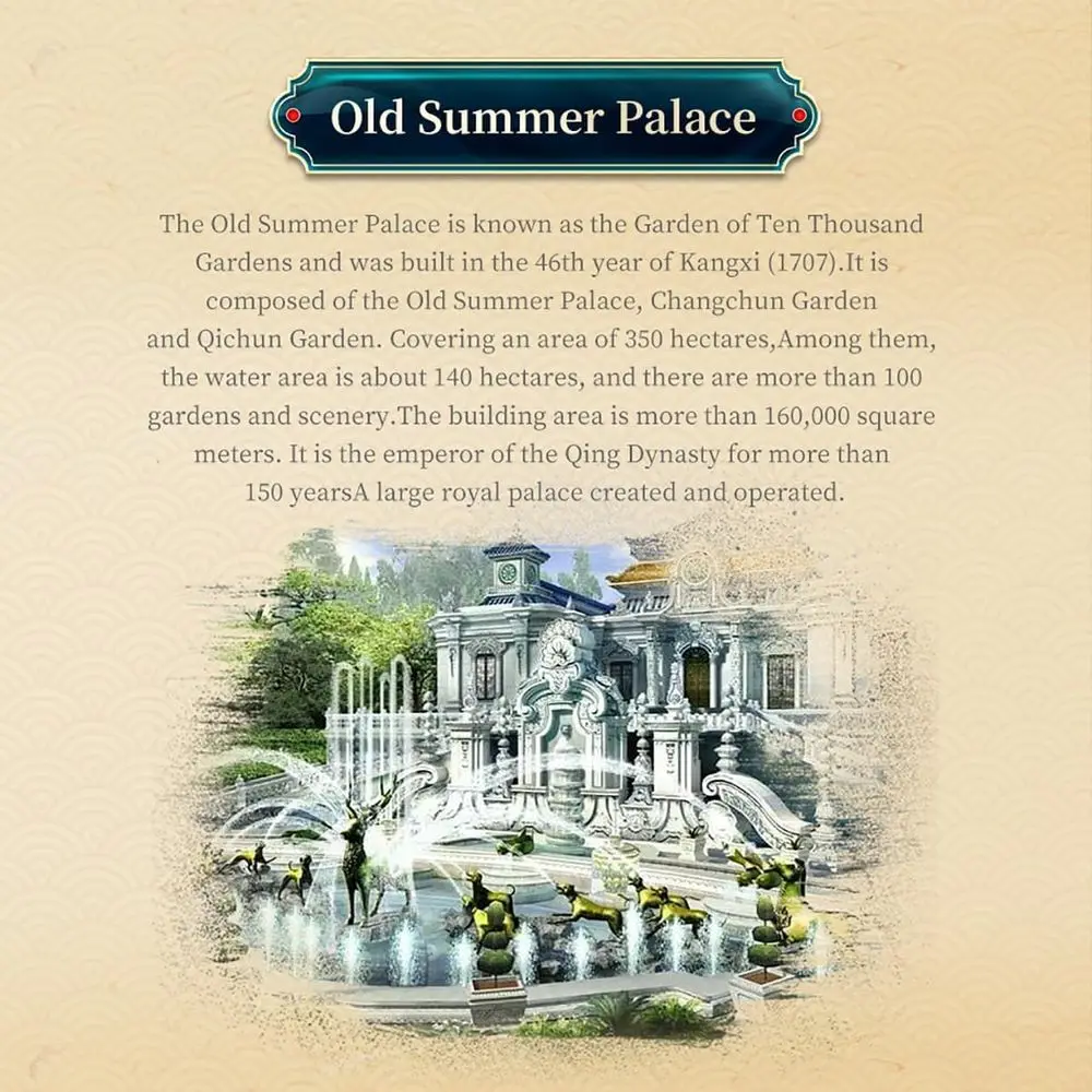 Giardino storico imperiale cinese: set di mattoni educativi da 5372 pezzi per bambini e adulti