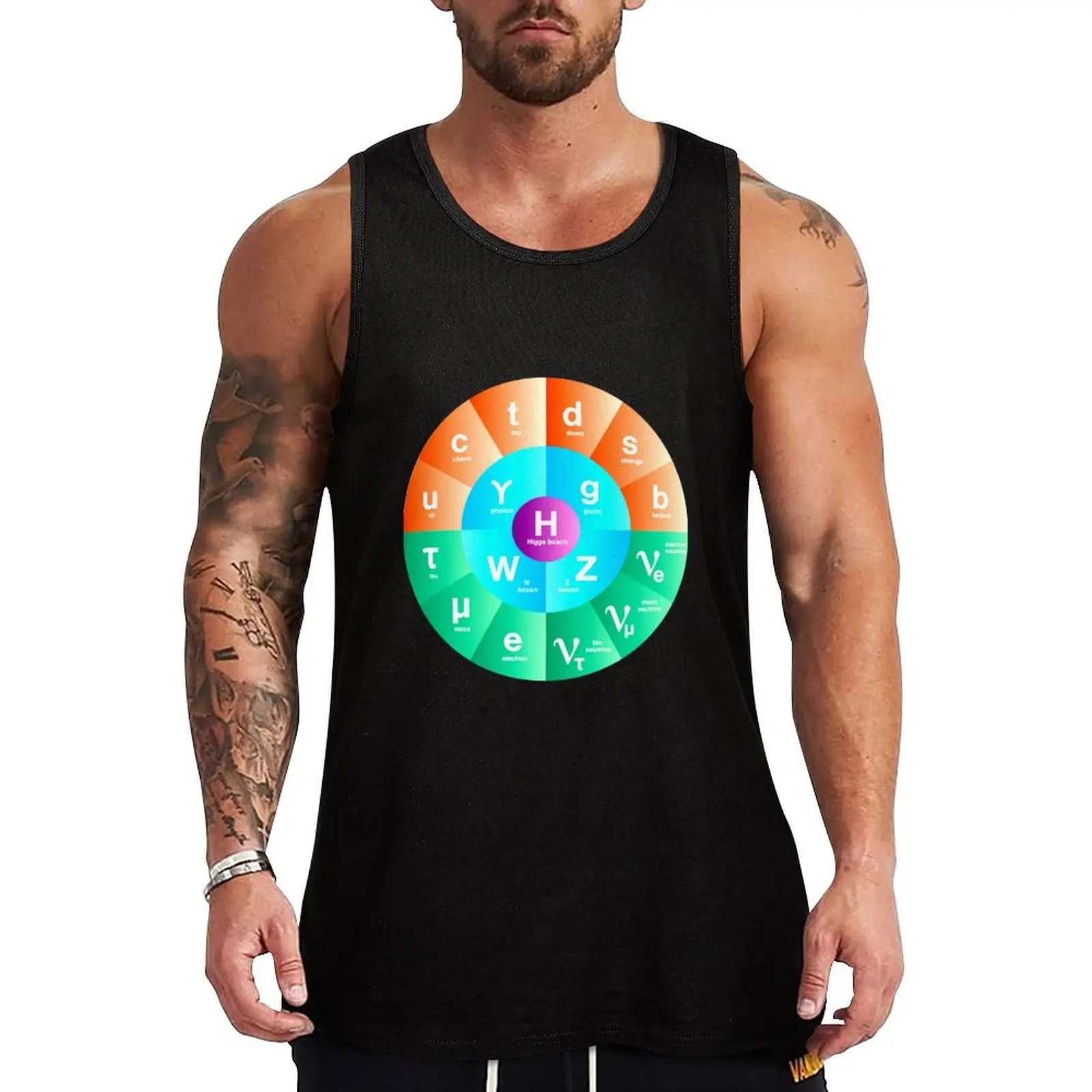 

The Standard Model of Particle Physics Tank Top Men's clothing brands T-shirt male T-shirt men
