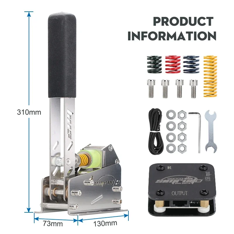 Sim Racing 16bitUsbHandbrakeGame Steering Wheel Pc Hand Brake Holder SimRacingPedals Drift Gaming HydraulicHandbreak