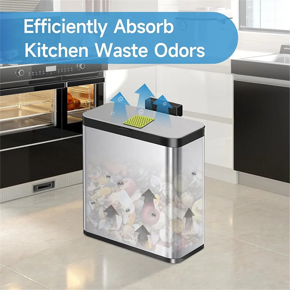 2026 New 20 Packs Odor Absorbing Filter Refills for Step Trash Cans,Touchless Garbage Cans with Built-in Filter Compartment