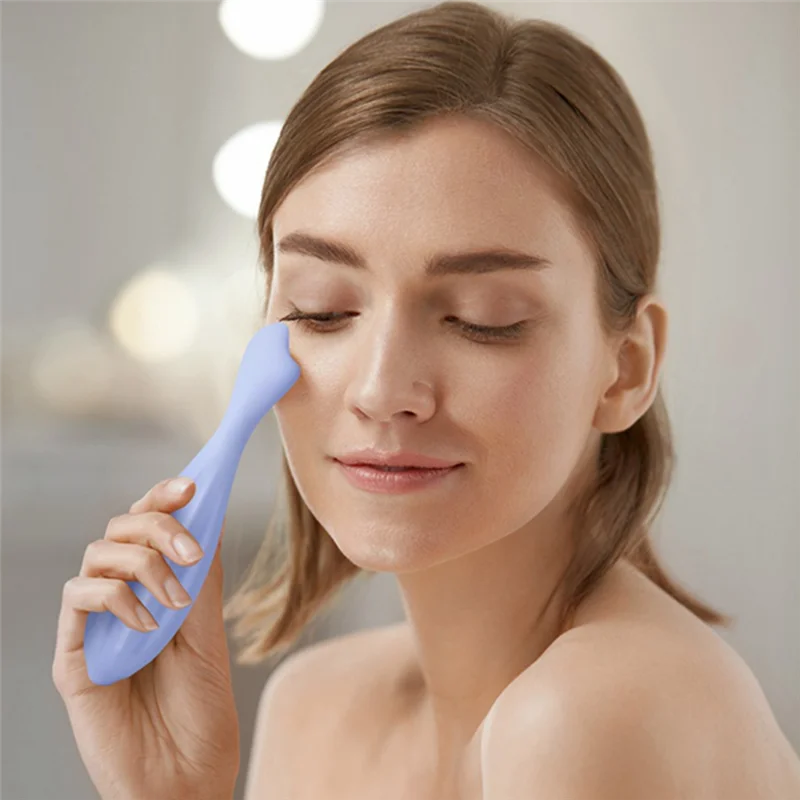 【مشعبية】أسطوانة تدليك الوجه من السيليكون أدوات تدليك الوجه العناية بالبشرة لأشكال الجسم ومنحنيات الوجه تقلل من التعب