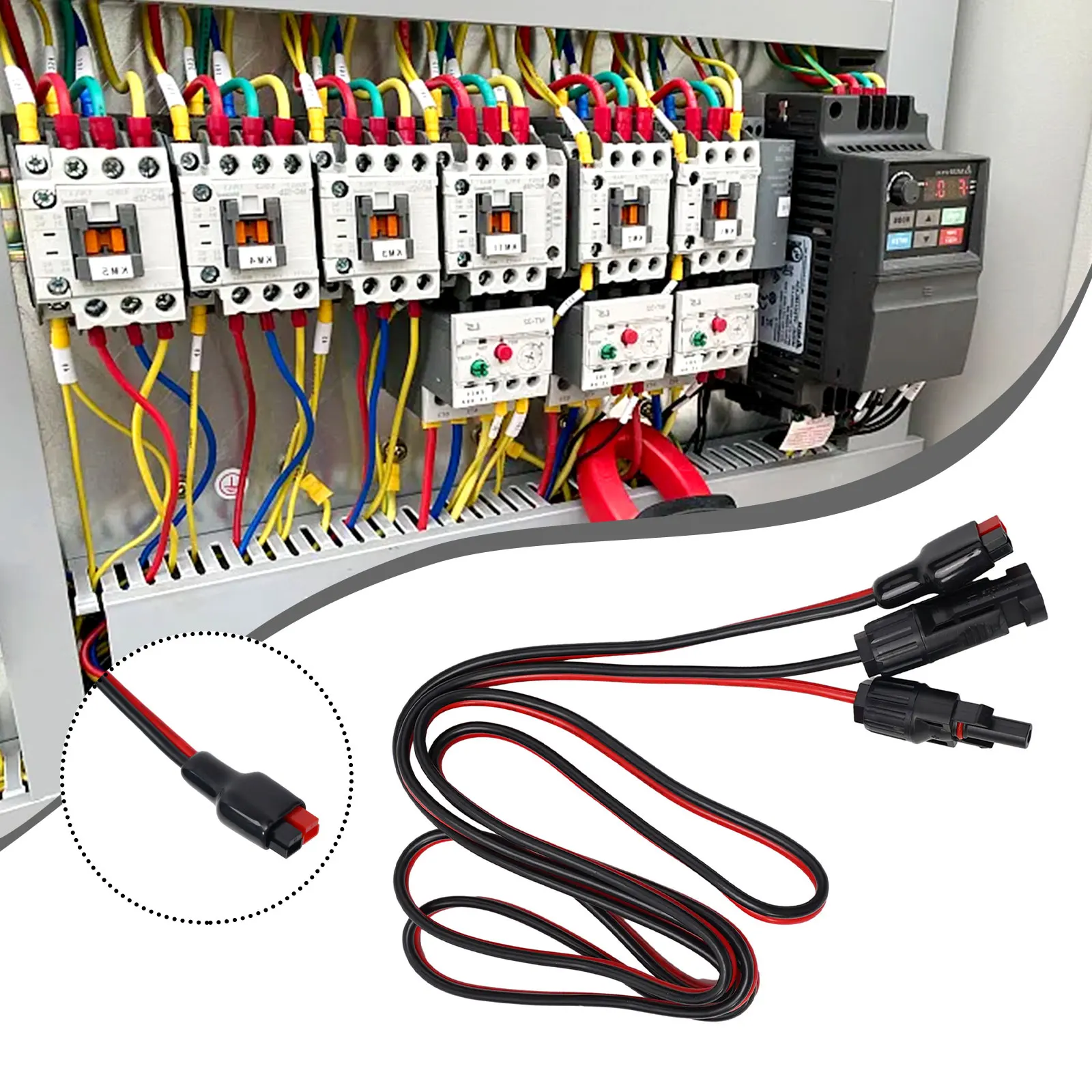 Strong and Reliable Connection, 1 85m Long Cable with Waterproof Features, Suitable for Charging Electric Vehicles and Forklifts