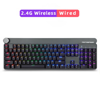 Darmoshark Motospeed GK81 Wireless Mechanical Gaming Keyboard 104 Key RGB Backlit  Game Keypad Macro Keyboard For PC Laptop