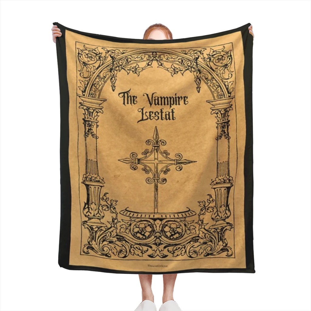 

The Vampire Lestat Poster Blanket Sofa Bedroom Bed Home Office Nap Blanket Car Travel Picnic Blankets Gift