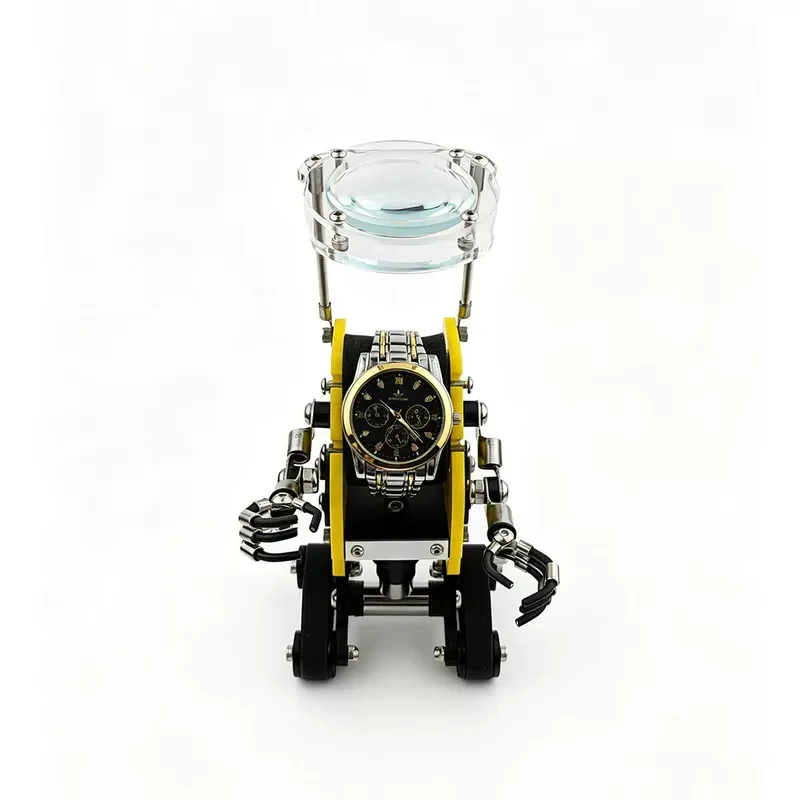 Elevate Your Workspace or Home Decor with This Creative Robot Watch Holder, A Perfect Blend of Functionality and Futuristic