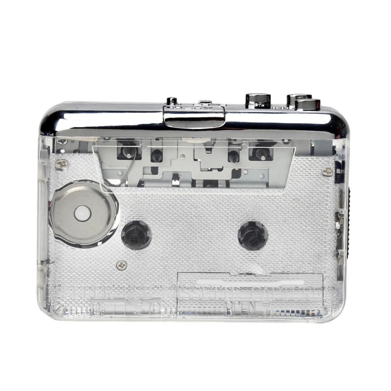 Portable Cassette Players Walkman Tape Cassette Full Transparent for shell Playe