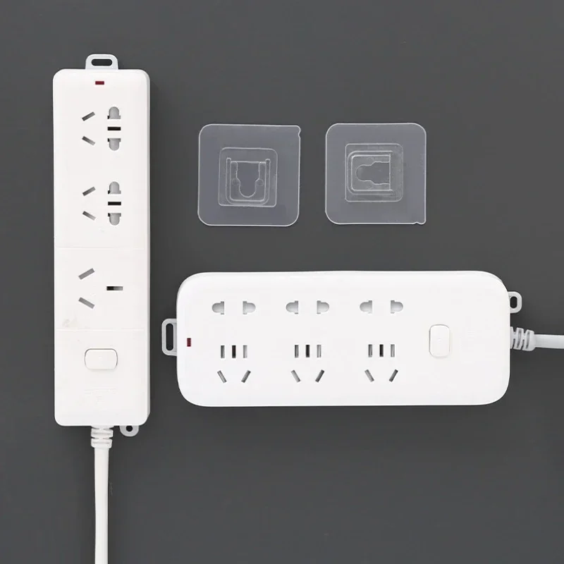 10 Pairs Double-Sided Adhesive Wall Hooks Transparent Hooks Bedroom Kitchen Multi-purpose Organizer Holders image 4