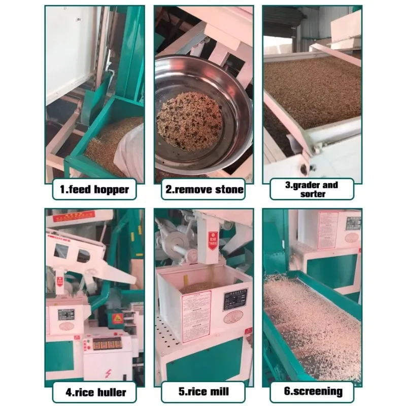 600-800 kg/h car complete set of rice milling machine price