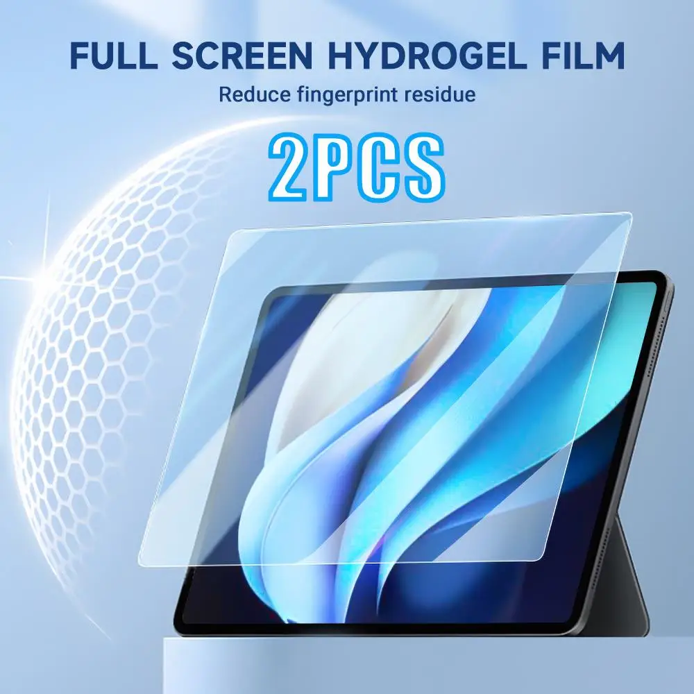 2pcs Full Screen Hydrogel Films for Apple iPad Air 3 11 13 Mini 6 5 Pro 13 2024 Air 13 2025 Full Coverage Tablet  Hydrogel Film