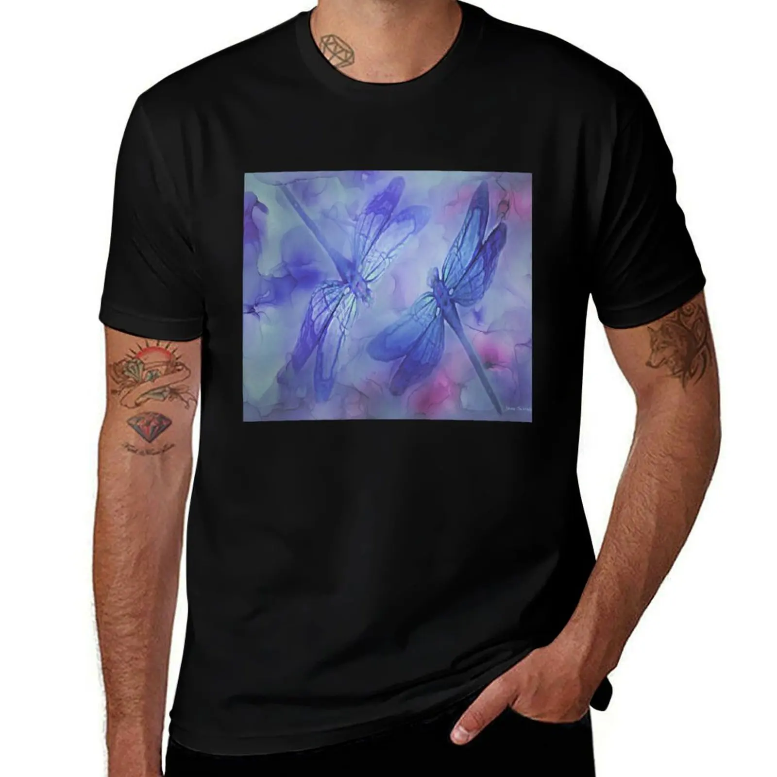 Blue Rendezvous T-Shirt Big and Tall Loose Fit T-Shirt