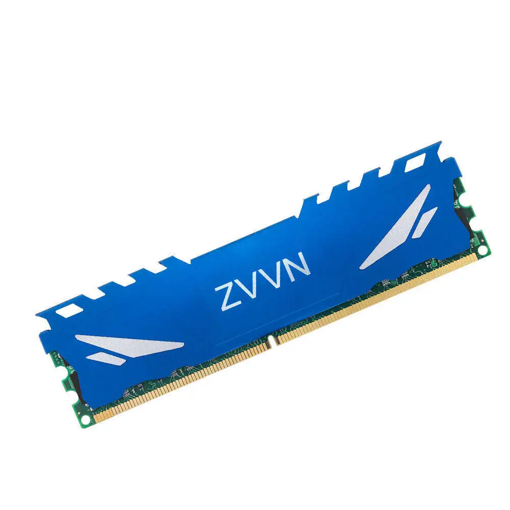 ZVVN 4GB DDR2 667MHz PC2-5300U CL5 240Pin Intel DIMM Desktop PC Memória RAM Azul