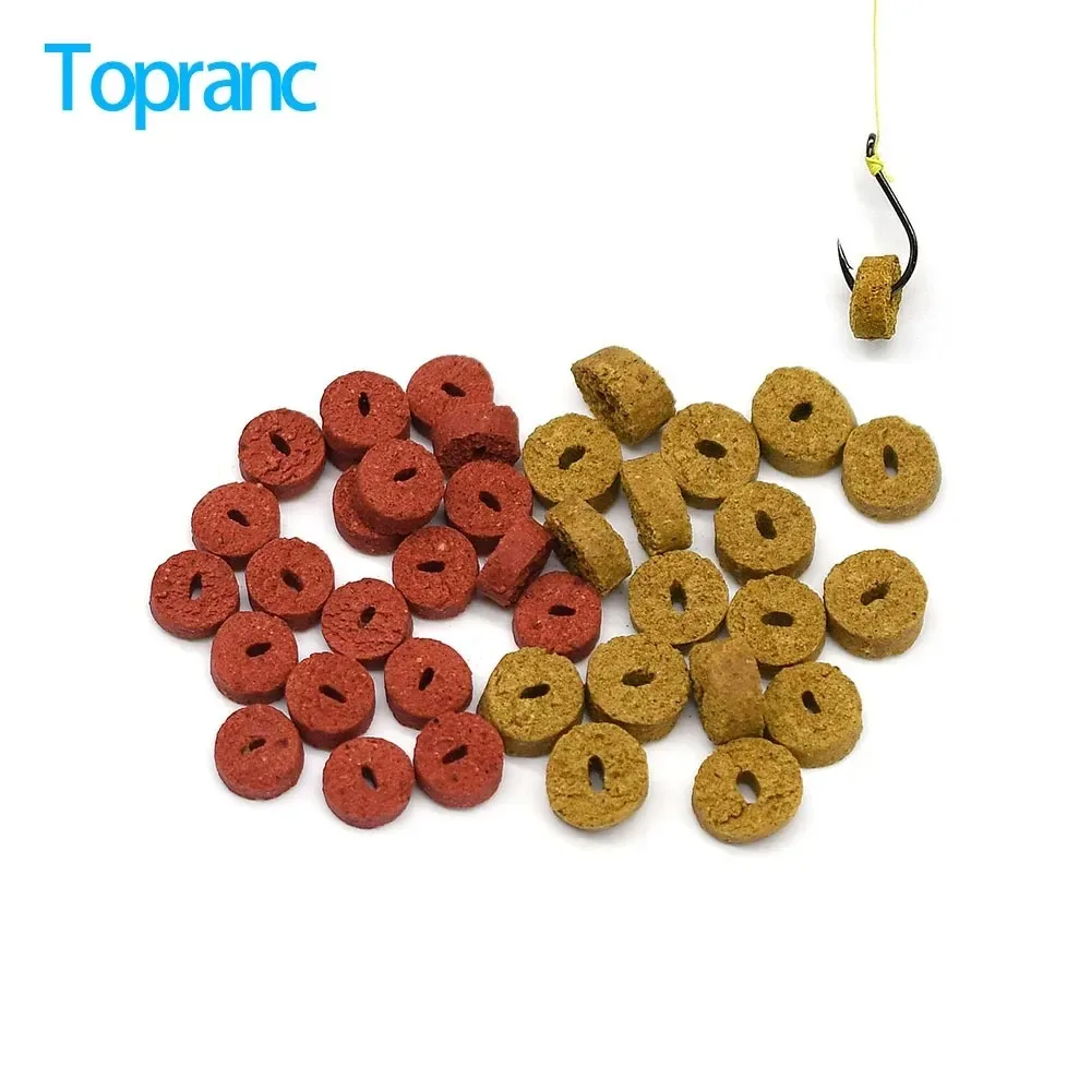 40 piezas de lombrices huecas rojas para pesca de carpa, tilapia, y carpas de hierba, señuelo de partículas de insecto, boilies, set de señuelos para pesca de lubina en caja