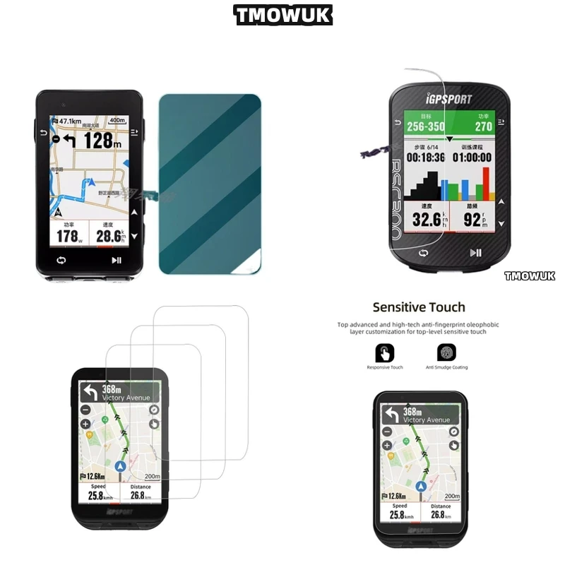 

9H HD Original Tempered Glass Screen Protector, Ideal For IGPSPORT BSC300 300T BSC200S IGS800 BSC200