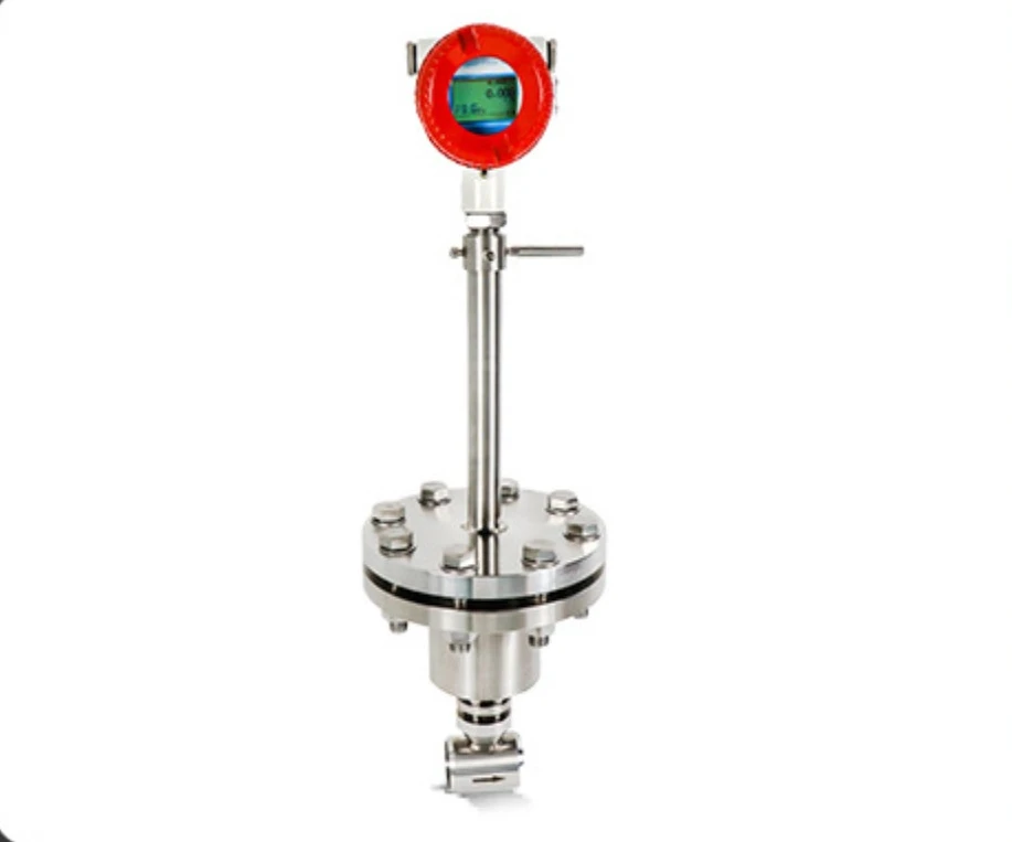 Pipeline vortex flowmeter, industrial liquid flow controller measures steam DN250DN100 large flow 16MPa
