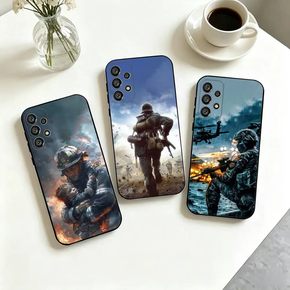 Game Battlefield-S  Phone Case Black Silicone Soft For Samsung S25,S24,S21,S22,S23,S30,Ultra,S20,Plus,Fe,Lite Gift