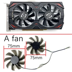 Ventilateur de refroidissement pour carte vidéo 51RISC AMD RX 580, 8G, 256 bits, 2048SP, 85mm, 4 broches