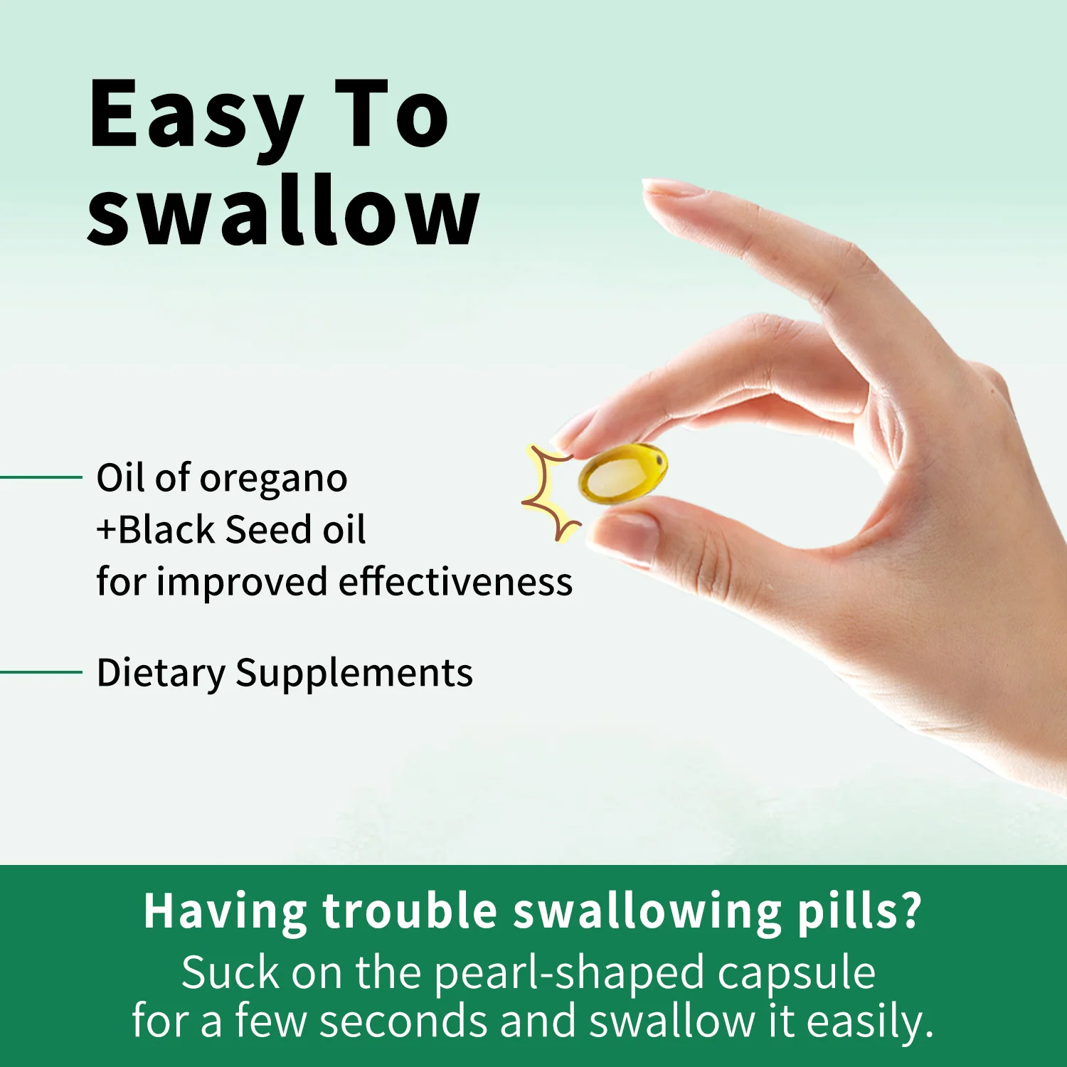 زيت أوريجانو 300 كبسولة هلامية 6000 مجم لكل تخدم بزيت البذور السوداء - مضادات الأكسدة الطبيعية لدعم اللياقة البدنية الغذائية