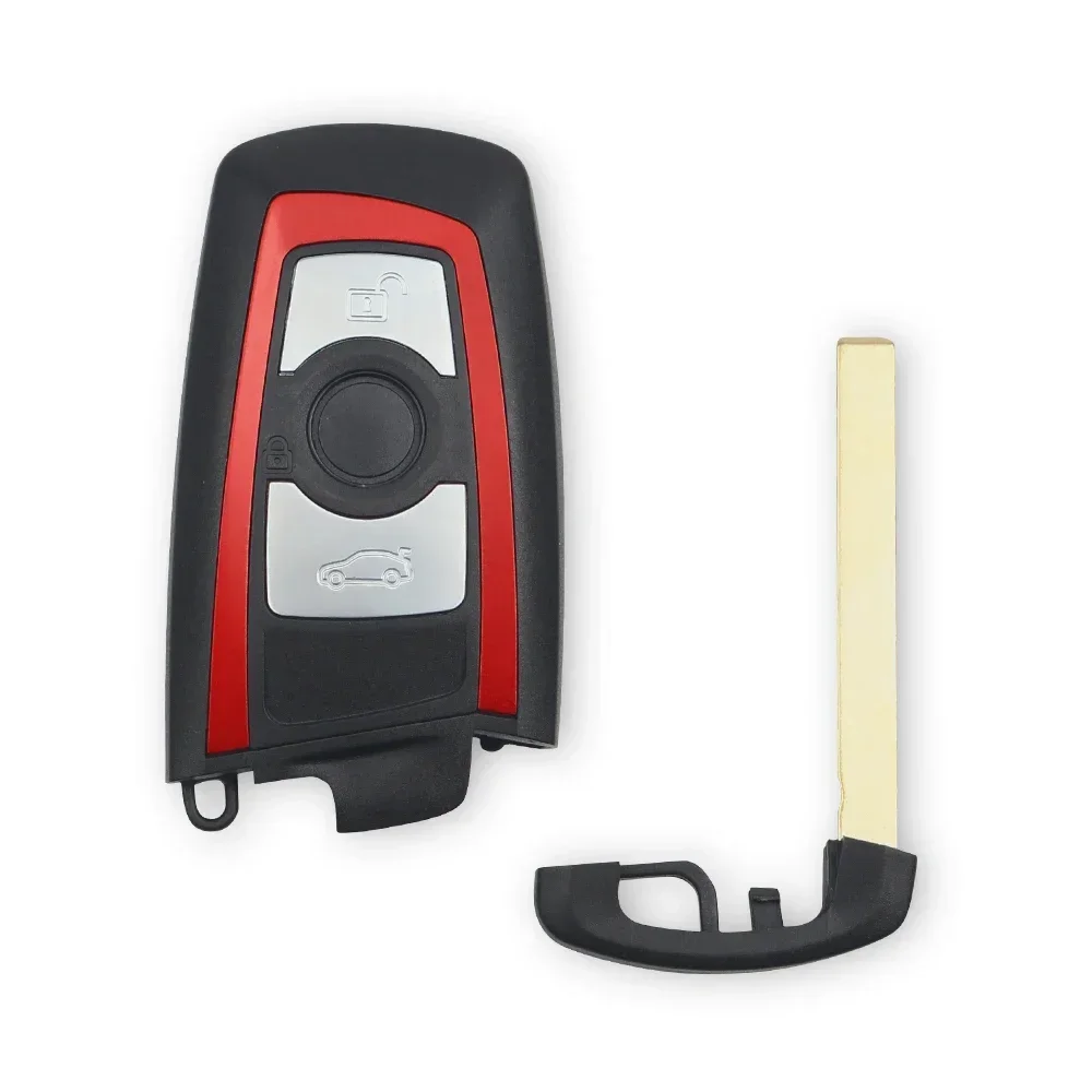 Dandkey 1Pcs Smart Car Key Shell Cover Remote Keyless Case For BMW CAS4 F FEM 3 5 7 Series E90 E92 E93 X5 F10 F20 F30 F40 Panic