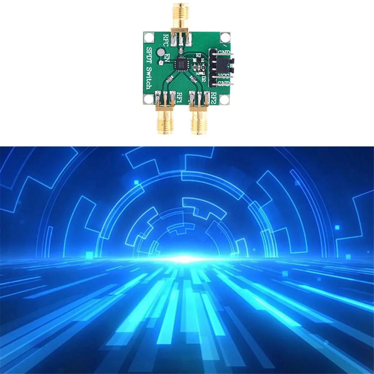 Commutateur RF HMC849, Unipolaire, Double jet, Bande passante 6 mesurz, Haute isolation, Technologie de commodité multifonctionnelle