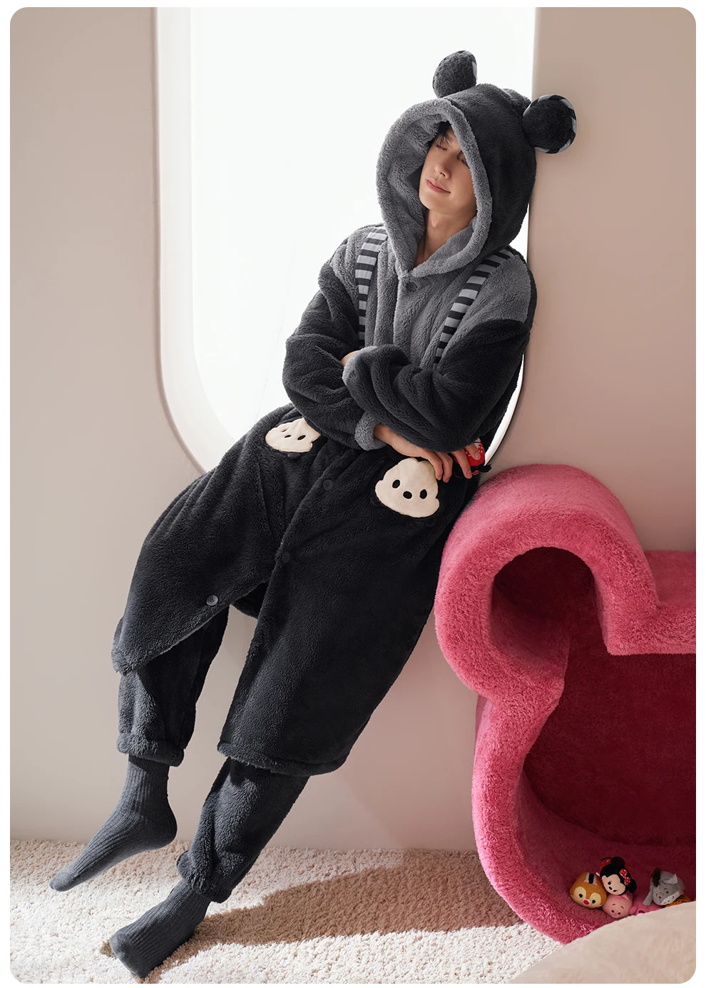 Couple Nightgown Women Winter Coral Fleece Long Loungewear Men Thermal Pajamas Nighty for Ladies Bathrobe Robes Sleepwear