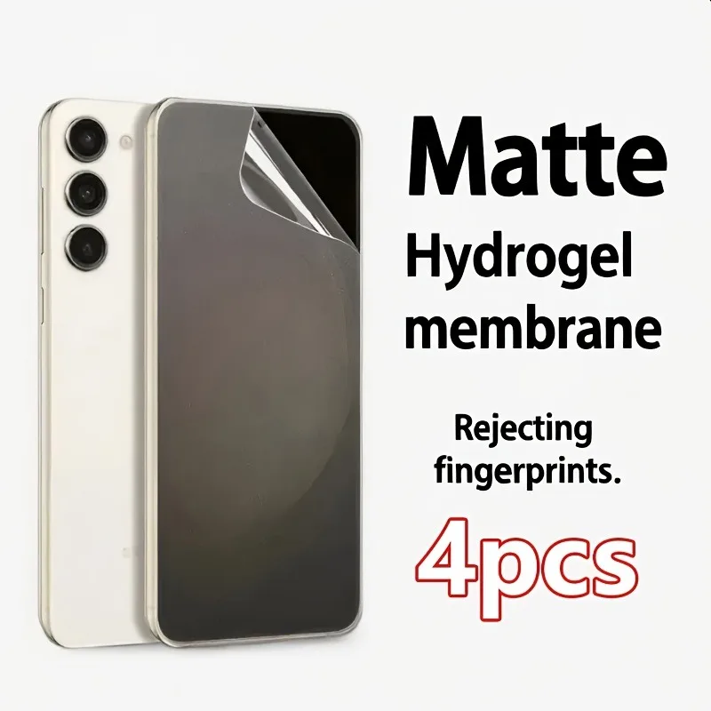 4Pcs Matte Screen Protector for Samsung Galaxy S25 S24 Ultra S23 S22 S21 Plus Hydrogel Film For Samsung S24 S25 FE S23 Film