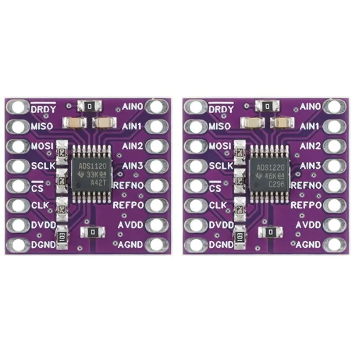 update. ADS1220 ADS1120 ADC 24 Bit Converter Module I2C Low Power 24 Bit Analog-to-Digital Converter for Arduino 5pcs