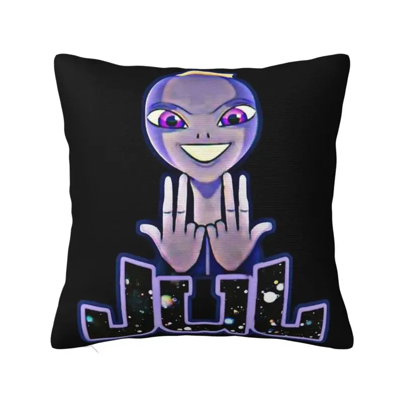 Custom Jul French Music Cushion Cover Sofa Living Room Rapper Square Pillow Cover