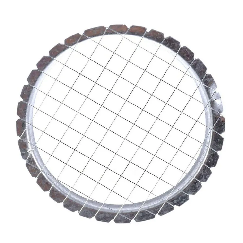 

2PCS Multifunctional Egg Slicer Cutter Stainless Steel Mesh Grid Manual Pressed Chopper Vegetable Cut Egg Device