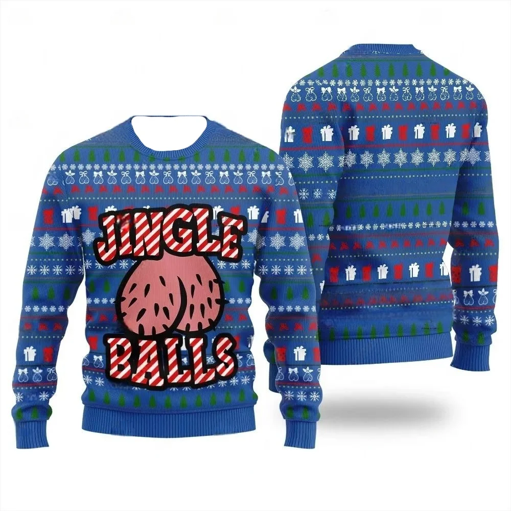 Christmas Santa Claus Pet Cat Knitted Ugly Sweater Graffiti Retro Vintage 3DPrint Pullover Harajuku Casual Funny Long Sleeves