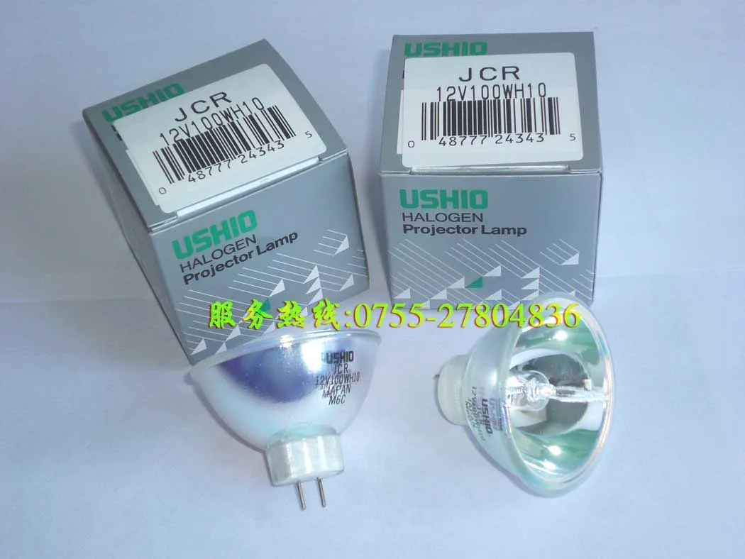 

2024 Ushio Halogen Cup Lights Microscope Bulb Jcr12v100wh10