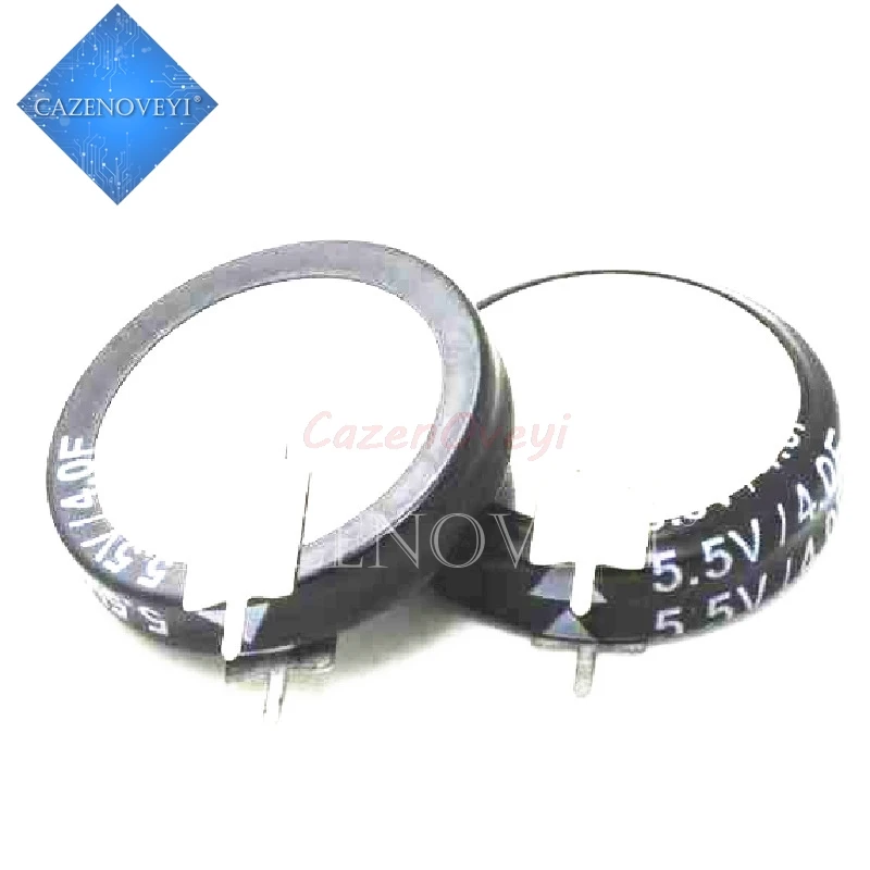 High quality seller 1pcs/lot Button  5.5V 4F V  P6MM Super capacitor 5R5405V 5.5V4.0F In Stock