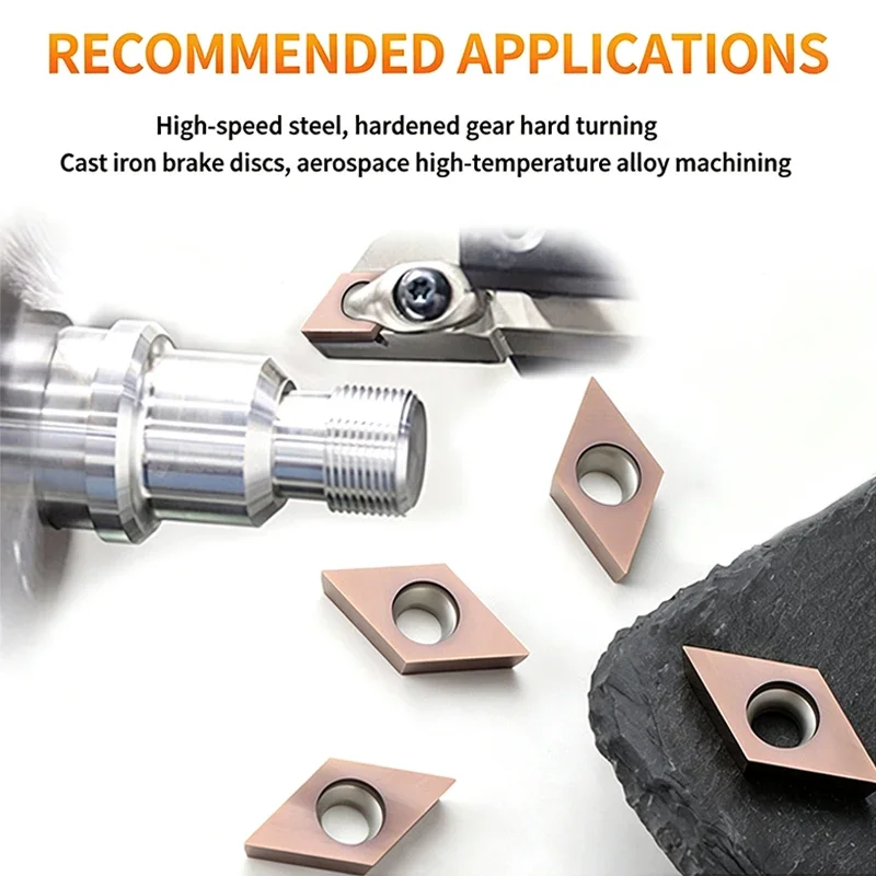 High Hardness External & Internal Turning Inserts Special Tips For Hard Turning Of Hardened Gears And High-Speed Steel