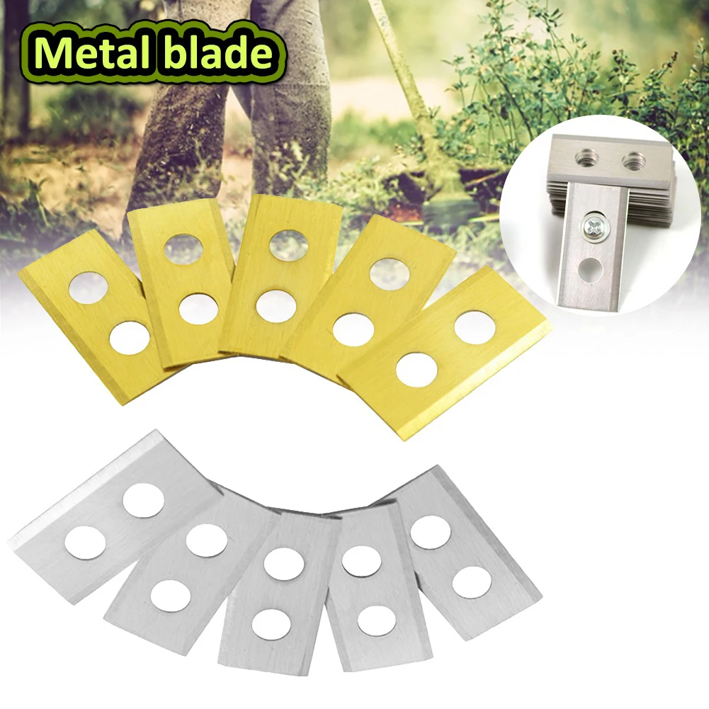 30Pcs Grass Cutter Blade Stainless Steel Lawnmower Replacement Blade Double Hole for Worx Landoid Lanmower WG754E WG791E