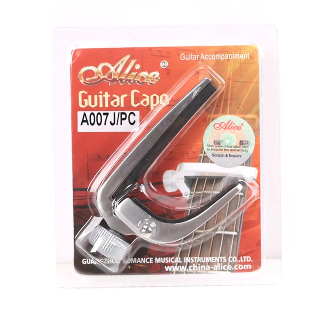 1pc Guitar Capo A007J/PC Acoustic Clamp Electric Key Trigger Metal Quick Change High Quality Nice Portable Pratical