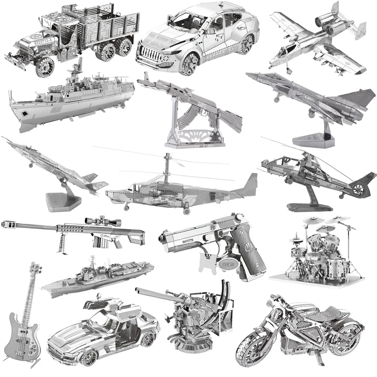 3D Metal Puzzle Building Blocks Kits DIY Star Mecha Wars Robot K-2SO for Teens Men Hobbies Toys Great Gifts