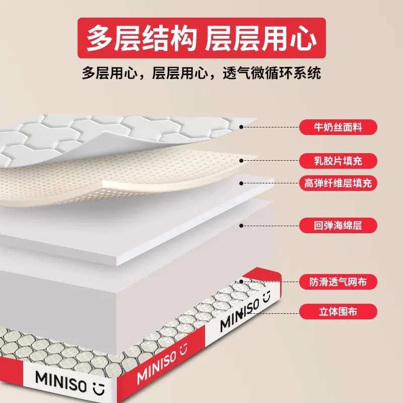 Latex mattress cushioned Home bedroom dormitory student single tatami mattress hard cushioned memory cotton image 3