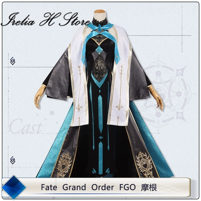 Irelia H Store Morgan from FGO Fate/Grand Order Morgan Cosplay Costume Game Dress female with crown can custom made