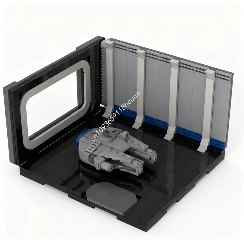 

Набор строительных блоков MOC «Звездный бой: Хангар смерти», 193 детали, конструктор, рождественский подарок, сборка своими руками, креативная развивающая игрушка