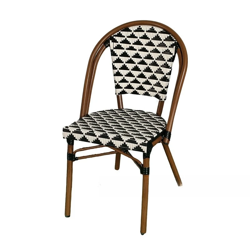 

breakfast restaurant cafe rattan chair garden balcony outdoor dessert shop table and chair combination