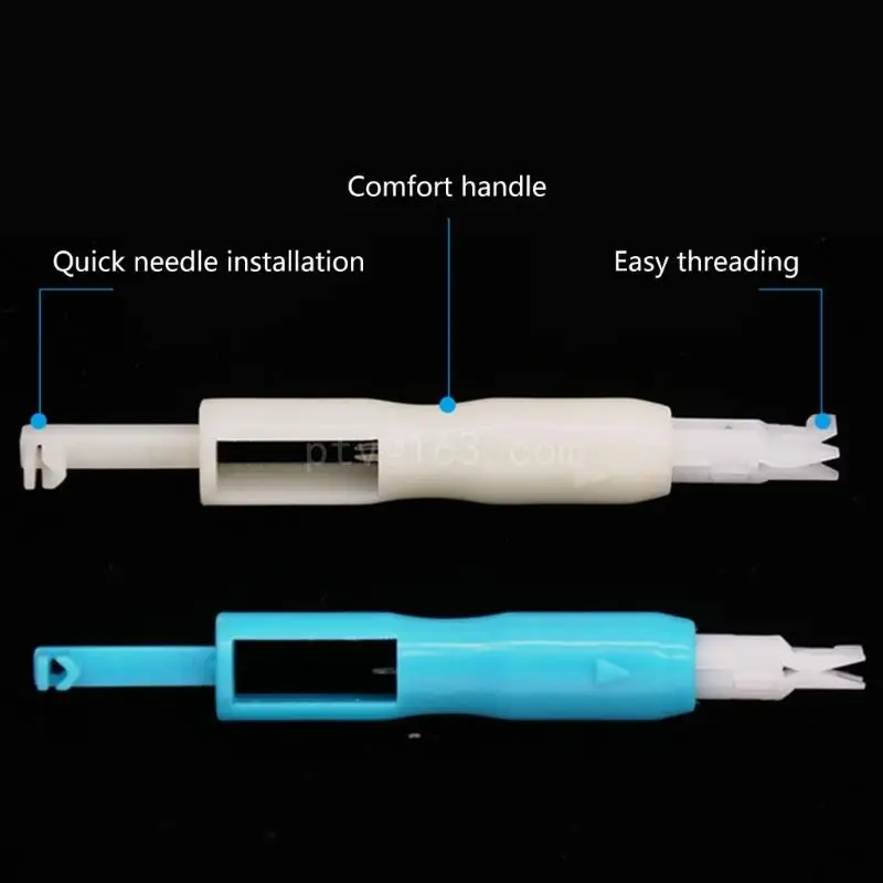 Double End Sewing Machine Needle Threader Automatic Needle Threader Quick Sewing Needle Threader for Sewing Machine