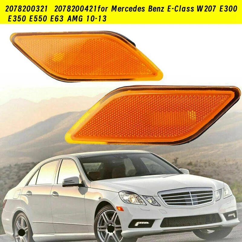 

Боковой габаритный фонарь автомобиля для Mercedes Benz E-Class W207 E300 E350 E550 E63 AMG 10-13, указатель поворота на крыле-A14Z