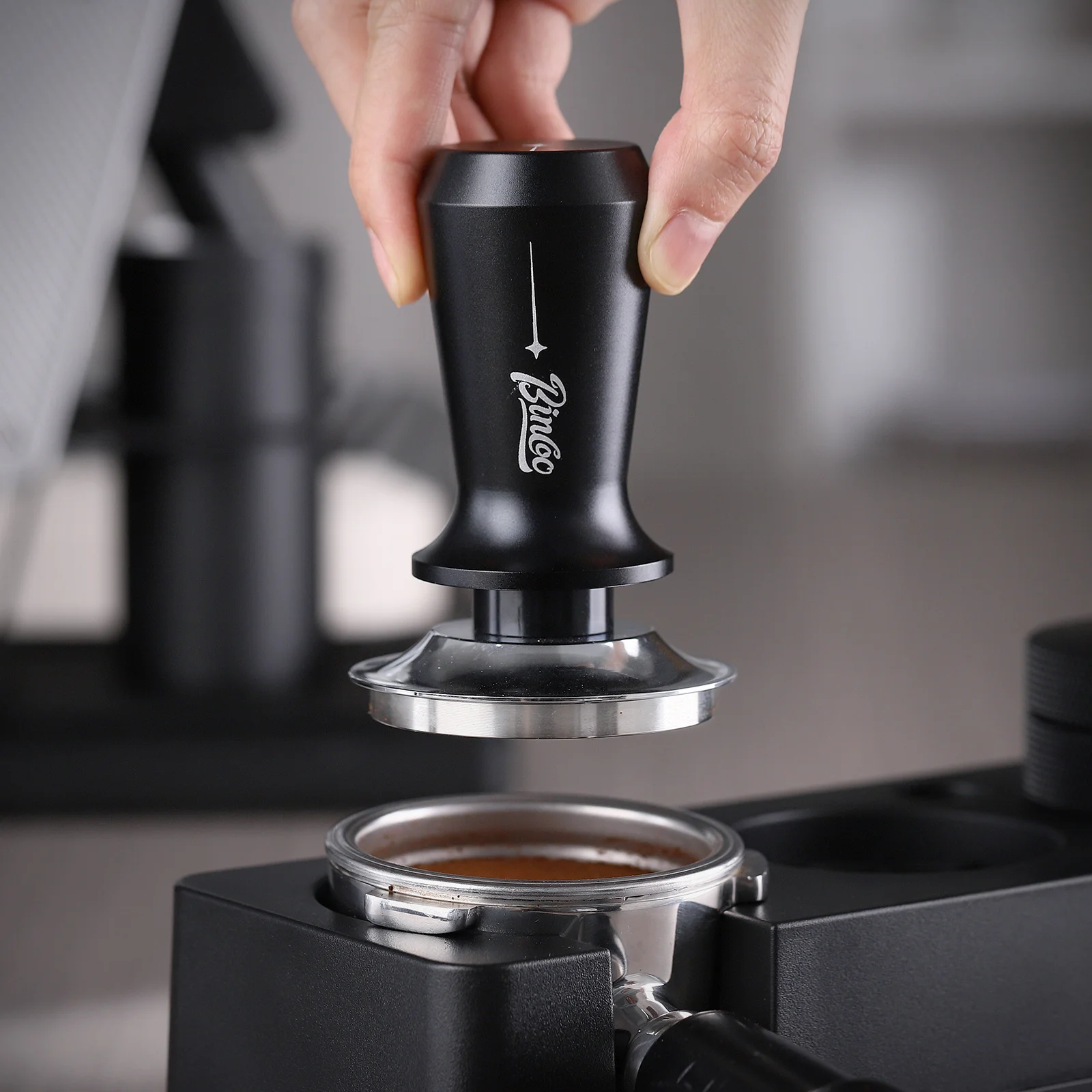 Espresso Coffee Tamper 51/58mm , Calibrated Espresso Tamper with Spring Loaded, Espresso Hand Tamper for Barista Home