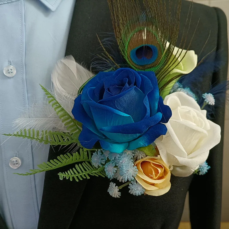 

Original Design Wedding Corsage Brooch Luxury Fashion Men's Formal Wear Suits Accessories Gifts Handmade Jewelry Brooches Flower