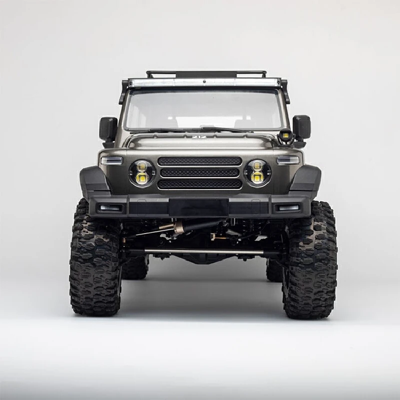 Nuevo 1/8 control remoto 4WD eléctrico 212 escalada vehículo todoterreno bloqueo diferencial doble velocidad LED enlace luz YK4084 RC juguete