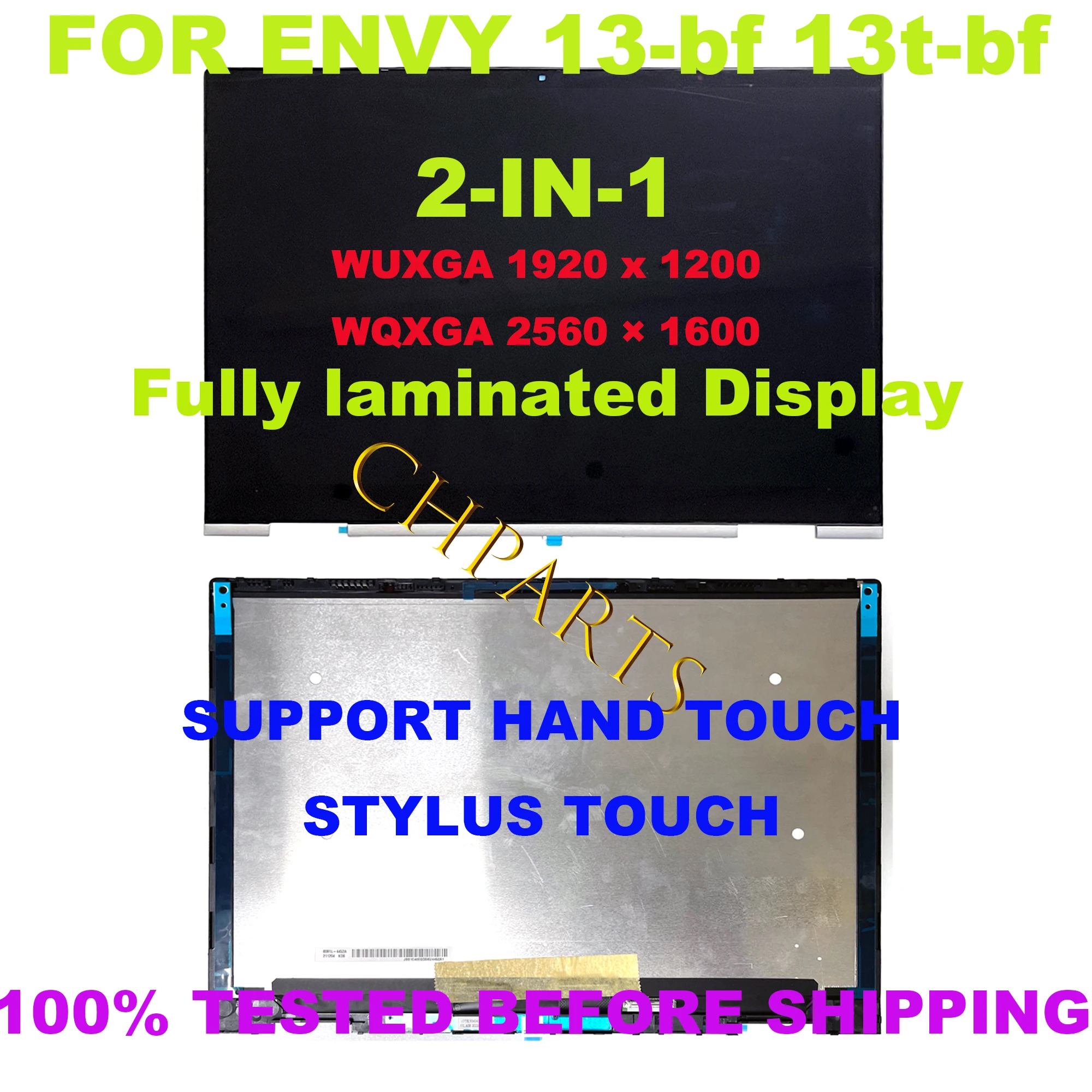 

Original 13.3'' IPS LCD touch screen assembly For HP ENVY X360 13-BF series 13-bf0000 13-bf0012TU 13-bf0011TU 13-bf0065TU