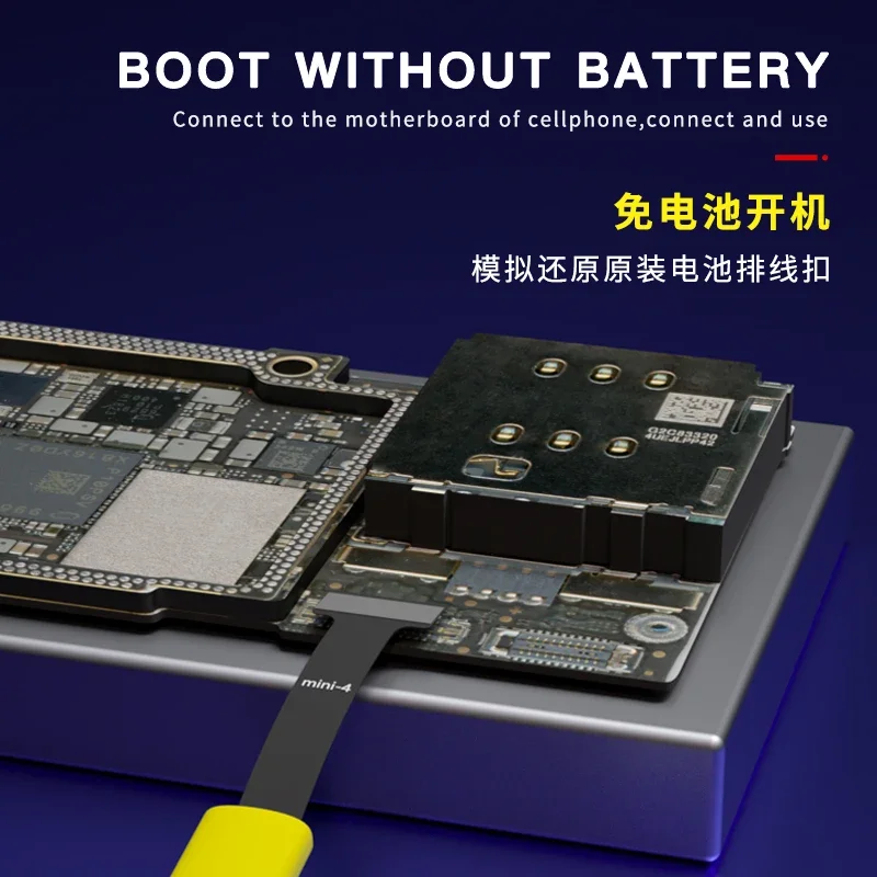 Mekanik kabel aktivasi daya bot IP9 Pro, untuk iPhone 5-12 Pro Max untuk Ipad Mini 1/2/3/4 DC kabel uji catu daya